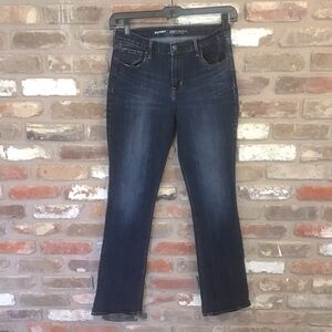 OLD NAVY Women’s Dark Wash Mid-Rise Curvy Jeans 10 Long